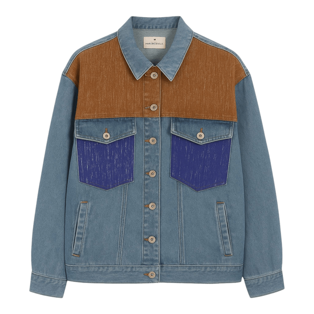 Veste en jean et Faso Danfani