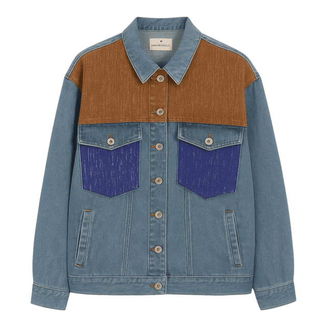 Veste en jean et Faso Danfani